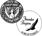 Soroptimist International and Founder Region Emblems